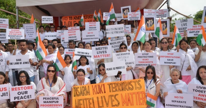 Peaceful Protest to save the integrity of Manipur     