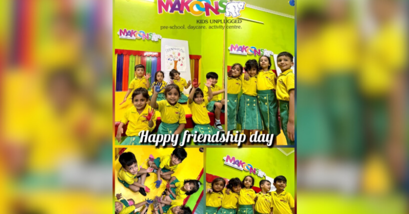 Celebrating Bonds of Friendship at Makoons Play School in Rajnagar Extension!