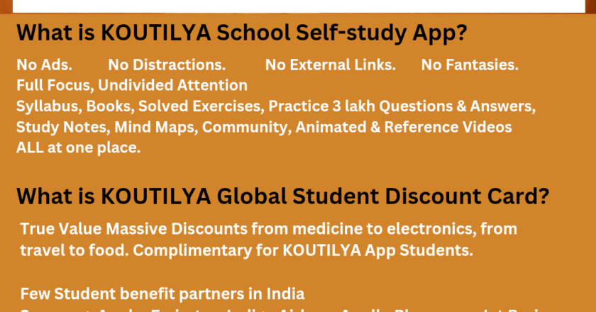 Revolutionizing Learning at KOUTILYA’s Ad-Free Platform and Global Student Discount Card Empowering Students Worldwide