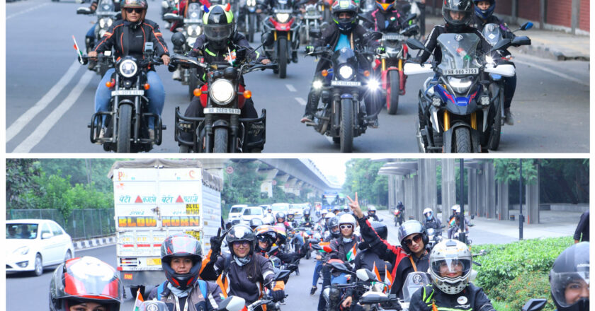The biggest Independence Day bike ride in Delhi NCR was done by Women this year