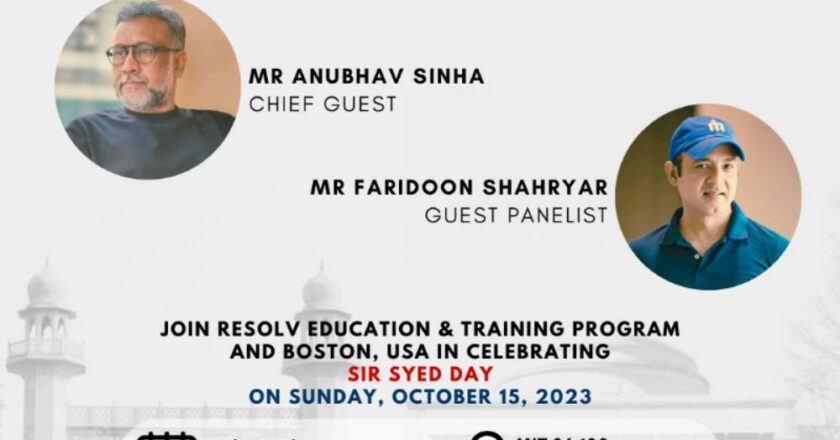 Anubhav Sinha to converse with Faridoon Shahryar at MIT, Boston on October 15 about his illustrious journey