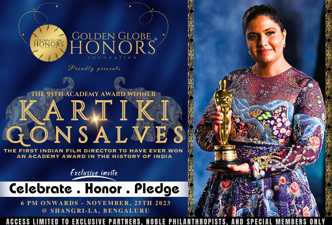 Oscar Brilliance Meets Golden Excellence, Kartiki Gonsalves to Grace GOLDEN GLOBE HONORS 2023