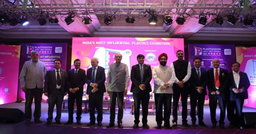 Major trade fair Plastivision India from 7th to 11th December in Mumbai
