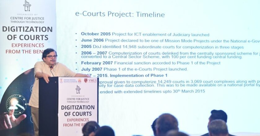 Vinayaka Mission’s Law School proudly hosted the 1st Lecture of the Center for Justice through Technology’s (CJT)