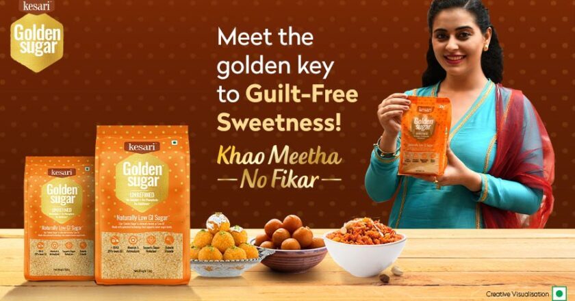 Kesari Golden Sugar unlocks a sweet secret, promoting a healthier life with #KhaoMeethaNoFikar