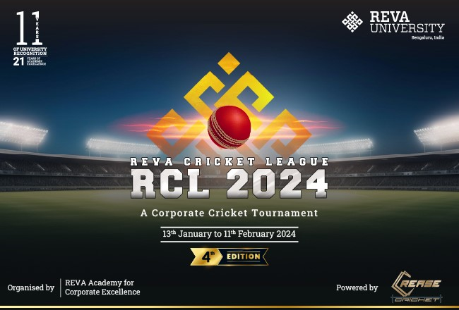 REVA Cricket League (RCL) 4th Edition is here with a new format of 100!