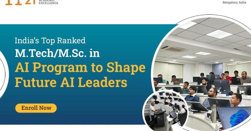 India’s Top Ranked M.Tech/M.Sc. in AI Program to Shape Future AI Leaders