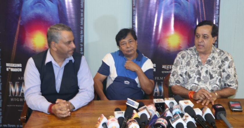 Press Conference held In Mumbai Of Film “MAHAYOGI Highway 1 to Oneness,” A Film By Rajan Luthra All India Distributor Rakesh Sabharwal of Prince movies.