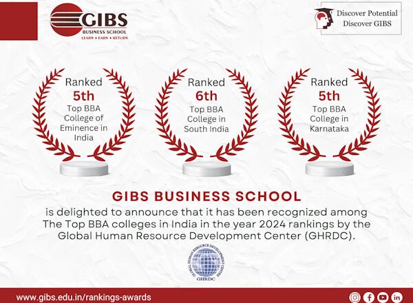 GIBS Business School Soars to New Heights with Top Rankings in 2024 GHRDC BBA Colleges Survey
