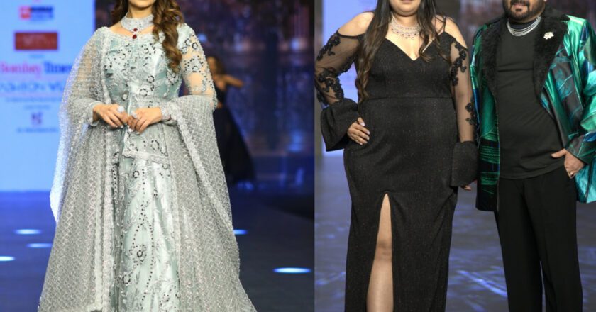Charmi Jhaveri Walked the Ramp as Showstopper for Florian Foundation by Archunaa Jaiin and Mumbai Halchal by Dilshad Khan at Bombay Times Fashion Week 2024