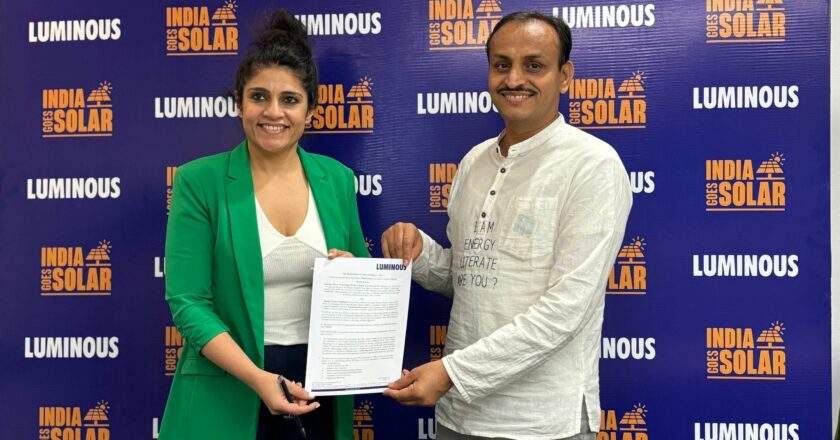 Luminous Power Technologies Joins Forces with Energy Swaraj Foundation and India’s Solar Man to drive climate correction initiatives
