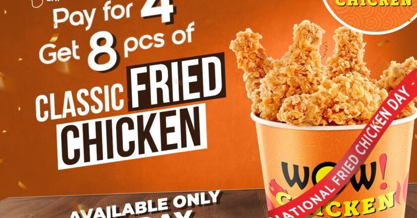 Wow! Chicken by Wow! Momo Celebrates Wow! Fried Chicken Day with an Irrestible Offer: Buy 4, Get 8 Pieces of Fried Chicken!