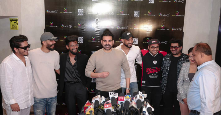 Arbaz Khan showers blessings in Idyaboosters music launch.