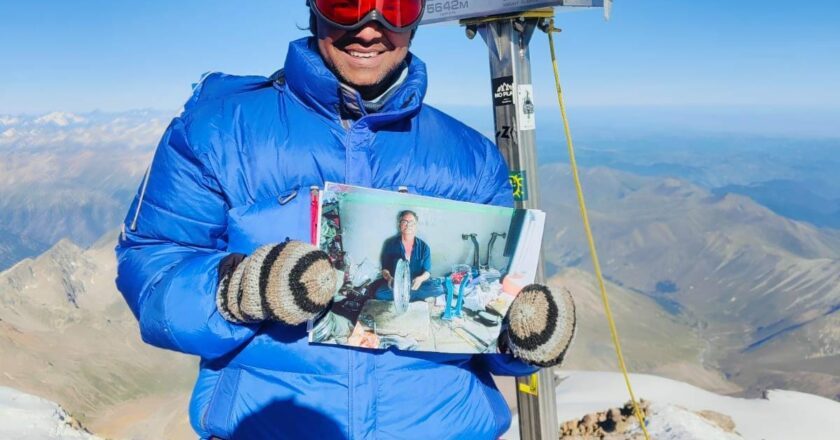 Anand Bansode climbed Mount Elbrus 3rd time to Honor Father’s Legacy: Scaling New Heights and Inspiring Generations