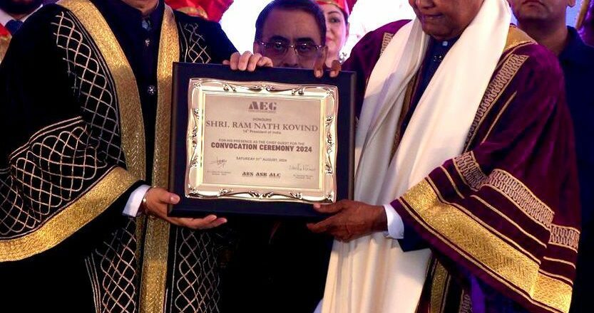 Asian Education Group Welcomes Ram Nath Kovind for Landmark Convocation Ceremony