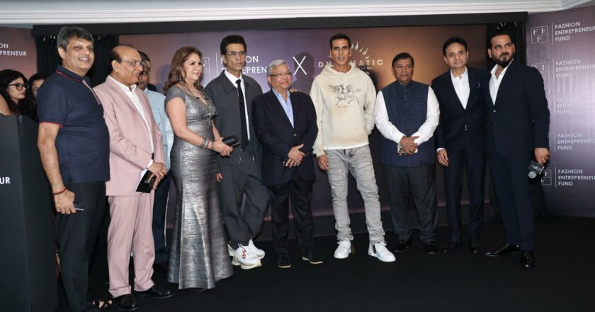 Bollywood Actor Akshay Kumar and Karan Johar Unveiled at the 3rd FEF Annual Gala