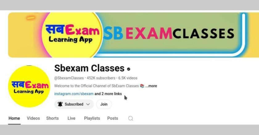 Founder and CEO of sbexam classes – Manish Ranjan