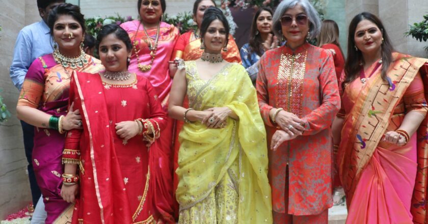 Star-Studded Gauri Ganpati Hosted by Usha Kakade Shines with Bollywood Glamour and Philanthropy