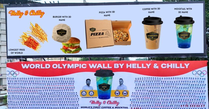 Helly & Chilly’s Record-Breaking Feat: 850-Foot Hoarding Celebrates Olympic Champions