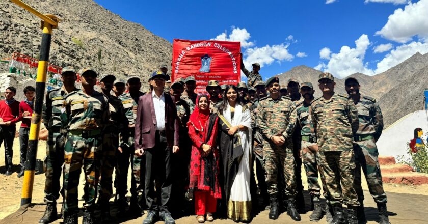 Dr. Shruti Sharma Honouring Soldiers and Inspiring Future Leaders on Raksha Bandhan