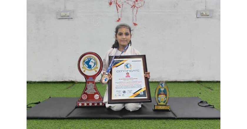 10-Year-Old Devanshi Sets World Record in Vajrasana Pose