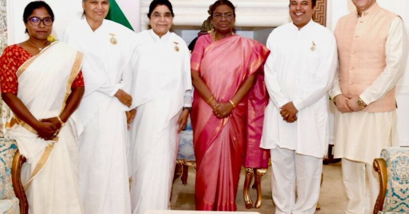 President of India Receives First Copy of Inspiring Feature Film “Maha Mahim Didiji”