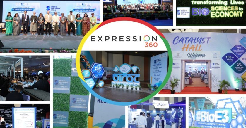 Shaping the Future of Biotechnology: Expression 360’s Creative Vision Shines at Global Bio India 2024