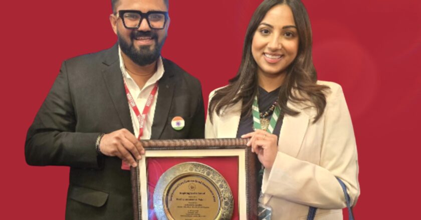 Dr. Vishal Thalotiya Honored with Global Gandhi Award at UK Parliament