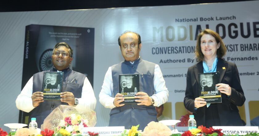Dr Ashwin Fernandes’s BOOK MODIALOGUE Launched at Pradhanmantri Sangrahalaya by  Dr Sudhanshu Trivedi And  Jessia Turner Praise Modi’s Transformative Communication