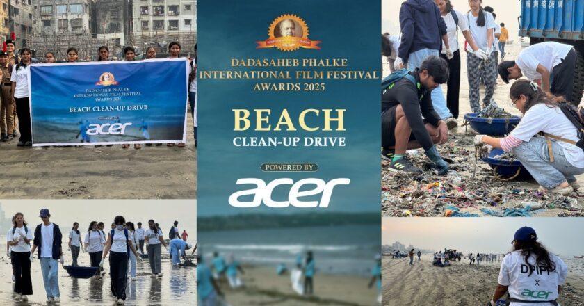 Acer hosts Beach Clean-up Drive with Dadasaheb Phalke International Film Festival at Versova Beach, Mumbai