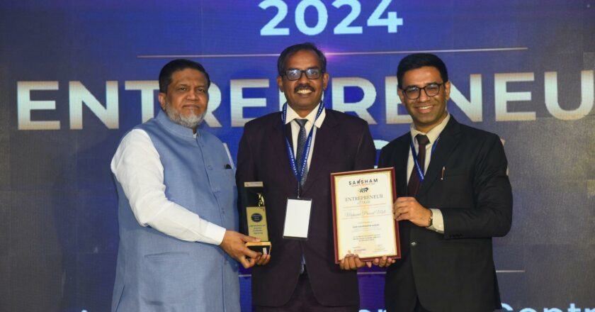 Mr. Mahaveer Prasad Mali Receives Entrepreneur Excellence Award at Saksham Summit 2024