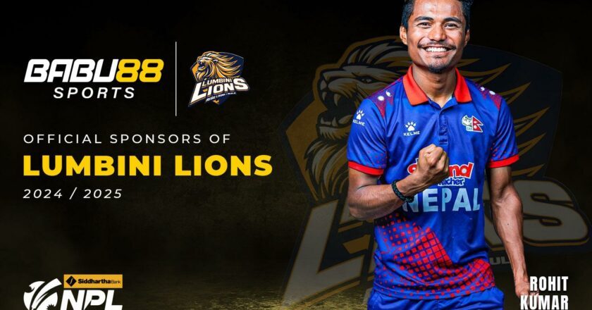 BABU88 Announced as Sponsor for Lumbini Lions in Nepal Premier League 2024