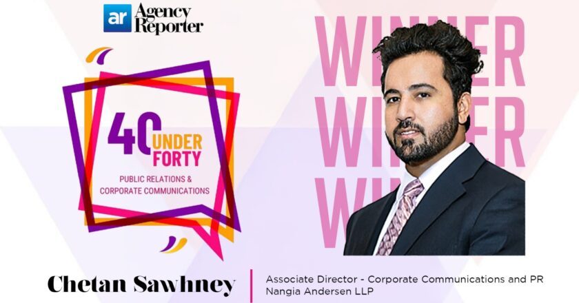 Chetan Sawhney Joins Elite League with 40 Under 40 Recognition