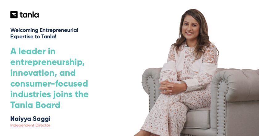 Driving Innovation and Strategic Growth: Tanla Platforms Appoints Naiyya Saggi to Its Board of Directors