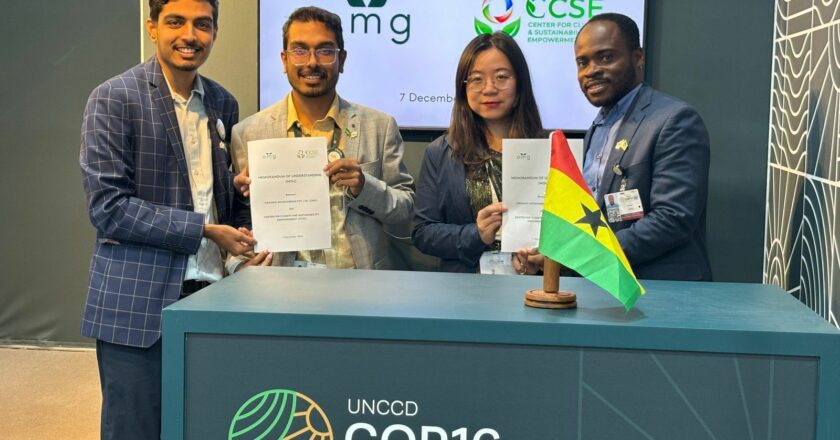OMG Partners with Ghana at UNCCD COP 16 to Launch Transformative Education and Sustainability Program