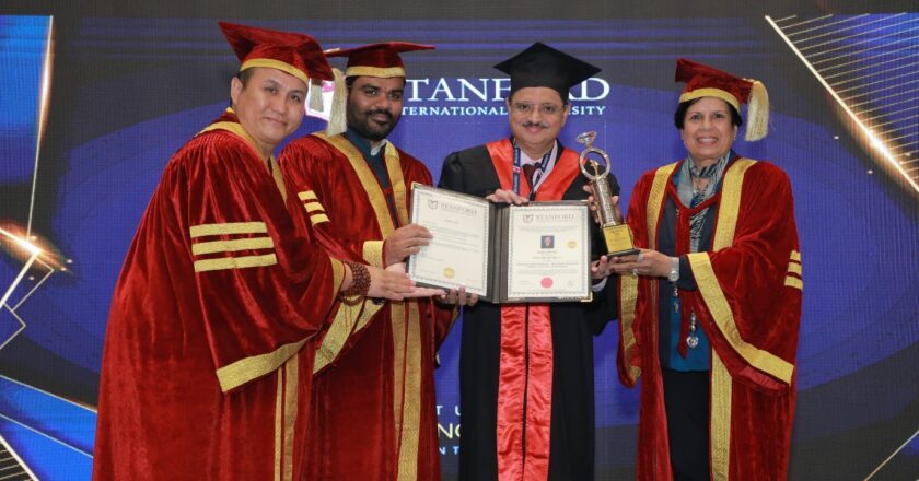 Sanjay Tandon Honored with International Doctorate for Global Advocacy in Music Rights and Cultural Preservation