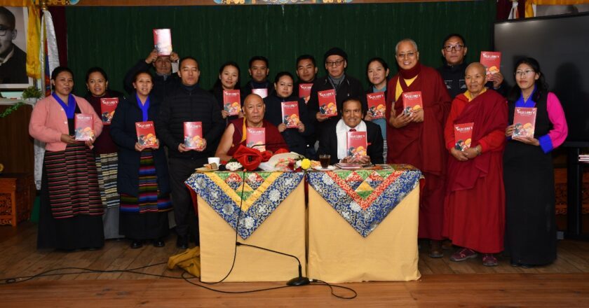 Dr. Dinesh Shahra Launches Dalai Lama’s Secret to Happiness at the Esteemed Library of Tibetan Works & Archives