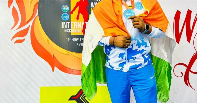 Sudhir Saxena Clinches Silver at 4th India Open Kickboxing Championship, Inspires a Generation