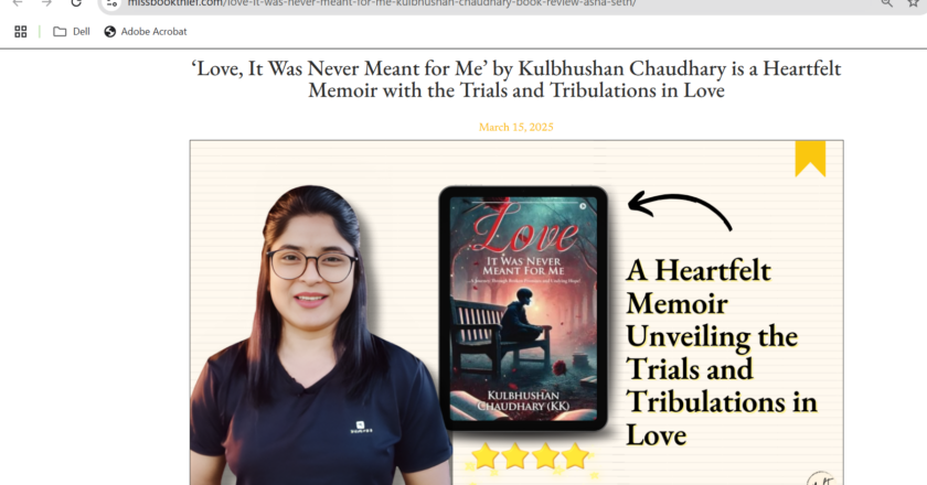 “Love, Loss, and Redemption: Kulbhushan Chaudhary’s Heartfelt Debut”
