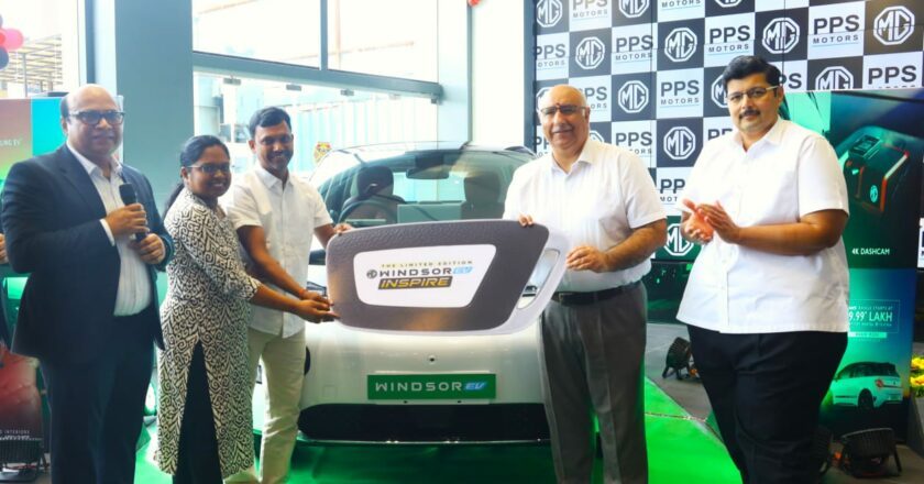PPS Motors launches MG Windsor Inspire Edition for a Sustainable EV Future in Hyderabad