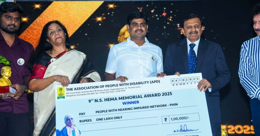 Grassroots changemakers PHIN and Atchayam Trust recognised at the 9th N.S. Hema Memorial Awards