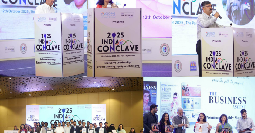 Hyderabad witnessed business leaders, educators, and women entrepreneurs at one stage at the much-anticipated India Conclave 2025
