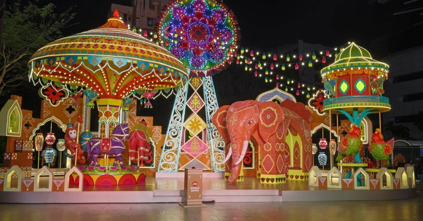 India Celebrates a Surreal Diwali