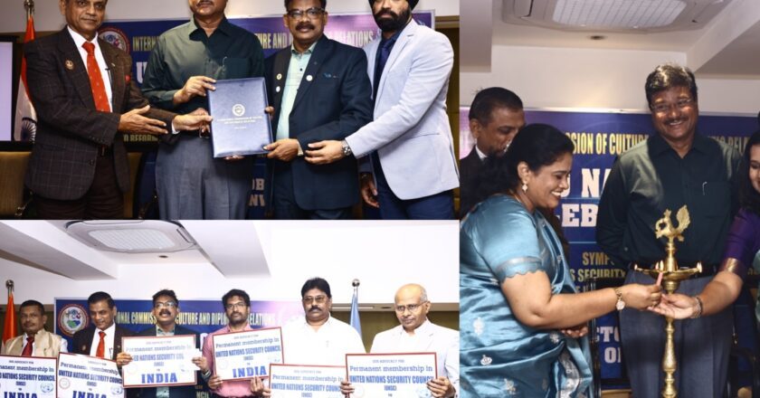 ICCDR Advocates India’s Permanent Seat in UN Security Council; Discusses Collaborative Framework for Urban Resilience