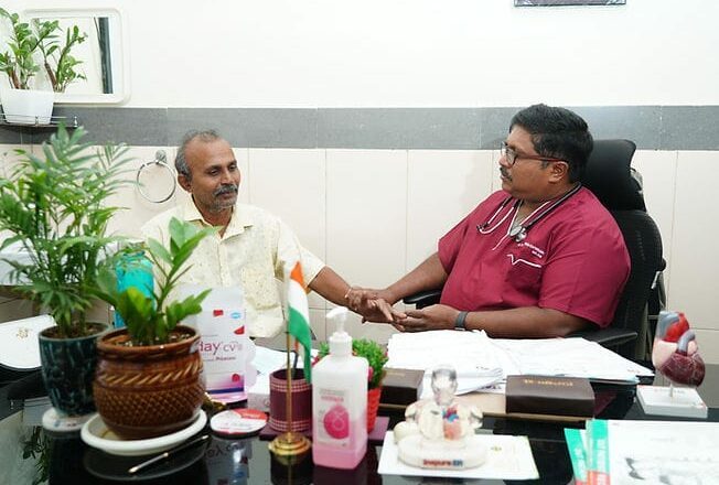 Dr. P.  Srinivasa Chowdary – Leading Cardiologist at Aayush Hospital, Vijayawada, Pioneering Advanced Cardiac Care in Andhra Pradesh