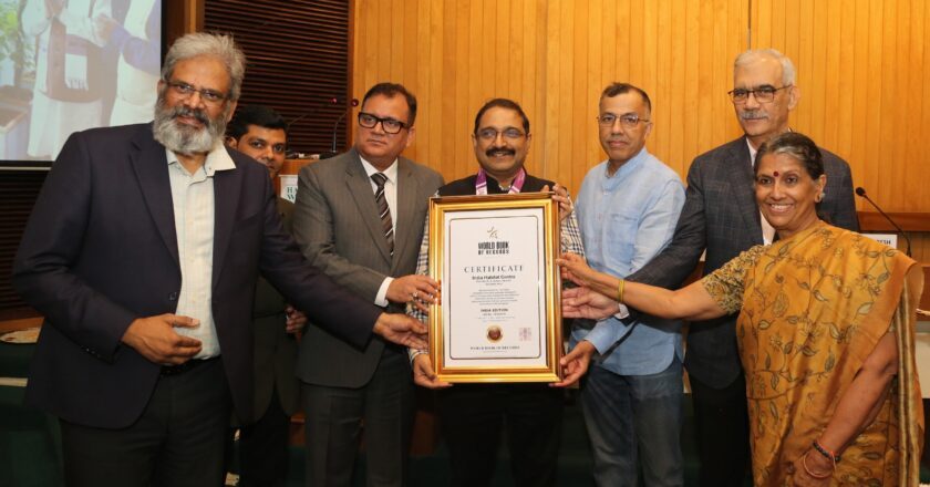 India Habitat Centre Honoured by World Book of Records, London for Promoting Sustainability, Cultural Exchange and Public Engagement